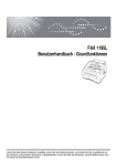FAX 1195L Benutzerhandbuch - Grundfunktionen