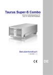 Taurus Super-S Combo Benutzerhandbuch