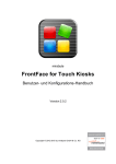 FrontFace for Touch Kiosks - Benutzerhandbuch
