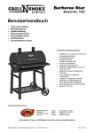 Benutzerhandbuch Grill`n Smoke Barbecue Star #7502