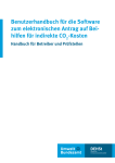 Benutzerhandbuch für die Software zum elektronischen