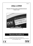 Atlas LCR45 Benutzerhandbuch - Peak Electronic Design Limited