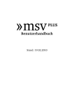 Benutzerhandbuch - MSVplus Musikschulverwaltungssoftware