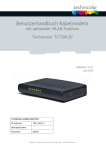 Handbuch Kabelmodem mit optionaler WLAN-Funktion