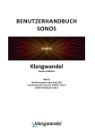 SONOS Benutzerhandbuch (Deutsch)