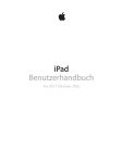 iPad Benutzerhandbuch