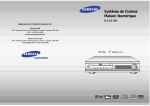 Samsung HTDL70 Manuel de l'utilisateur