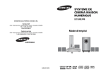 Samsung HT-DB390 Manuel de l'utilisateur