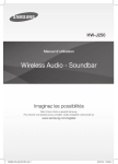 Samsung 80 W 2.2Ch SoundbarJ250 Manuel de l'utilisateur