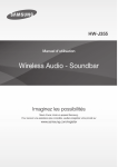 Samsung 120 W 2,1Ch SoundbarJ355 Manuel de l'utilisateur