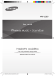 Samsung 80 W 2.2Ch Soundbar J250 User Manual