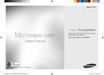 Samsung Countertop Microwave AMW8113ST User Manual