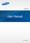 Samsung Galaxy Note pro (12.2) User Manual(User Manual)