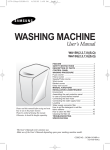 Samsung WA15G2Q1 User Manual