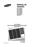 Samsung  Aire de ventana AW12P1AC Manual de Usuario