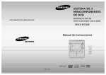 Samsung MAX-DC640 Manual de Usuario