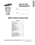 Samsung RS2555RS User Manual