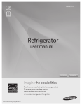 Samsung Refrigerator Side by Side User Manual