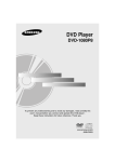 Samsung DVD-1080P8 User Manual