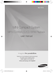 Samsung Mini Audio System F870 User Manual