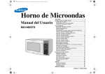 Samsung MG1480STD User Manual