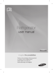 Samsung AW1 FDR with Water & Ice Dispenser, 25.8  User Manual