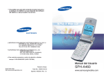Samsung SPH-A460 Manual de Usuario