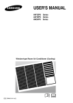 Samsung A/C Ventana 
AW12PKAF Manual de Usuario