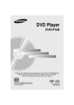 Samsung DVD-P180 Manual de Usuario
