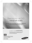 Samsung DVD-P190 Manual de Usuario
