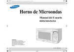 Samsung MW843WA Manual de Usuario