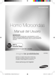 Samsung Horno de microondas Grill SHINE-14 con ceramica esmaltada, 40 L Manual de Usuario