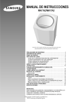 Samsung WA17A2Q3D Manual de Usuario