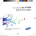 Samsung Galaxy Tab 7 3G Negro Manual de Usuario(LTN)