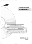 Samsung DVD-R120 Manual de Usuario