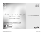 Samsung Microondas BIGPLUS convencional, 32 L Manual de Usuario