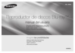 Samsung Blu-ray Player J5900 Manual de Usuario