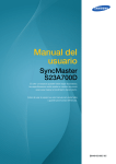 Samsung S23A700D Manual de Usuario