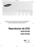Samsung DVD-P375K Manual de Usuario