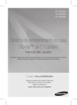 Samsung Blu-Ray 5.1 canales Home Theatre HT-D5500K Manual de Usuario