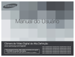 Samsung HMX-H305BN manual do usuário
