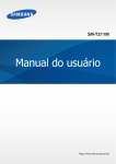 Samsung Galaxy Tab 3 TV (7.0)  manual do usuário