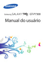 Samsung Galaxy Tab (8.9) manual do usuário(Claro)