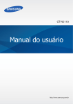 Samsung Galaxy Note (8.0, Wi-Fi) manual do usuário