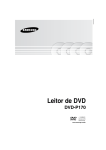 Samsung DVD-P170 manual do usuário
