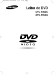 Samsung DVD-P255KC manual do usuário