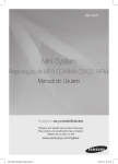 Samsung Mini Component Audio System manual do usuário