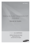 Samsung Mini Audio System MX-HS6500 2100 W 2.2Ch manual do usuário