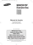 Samsung PPM42M5SB manual do usuário