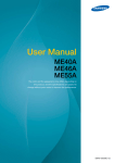 Samsung ME46A manual do usuário